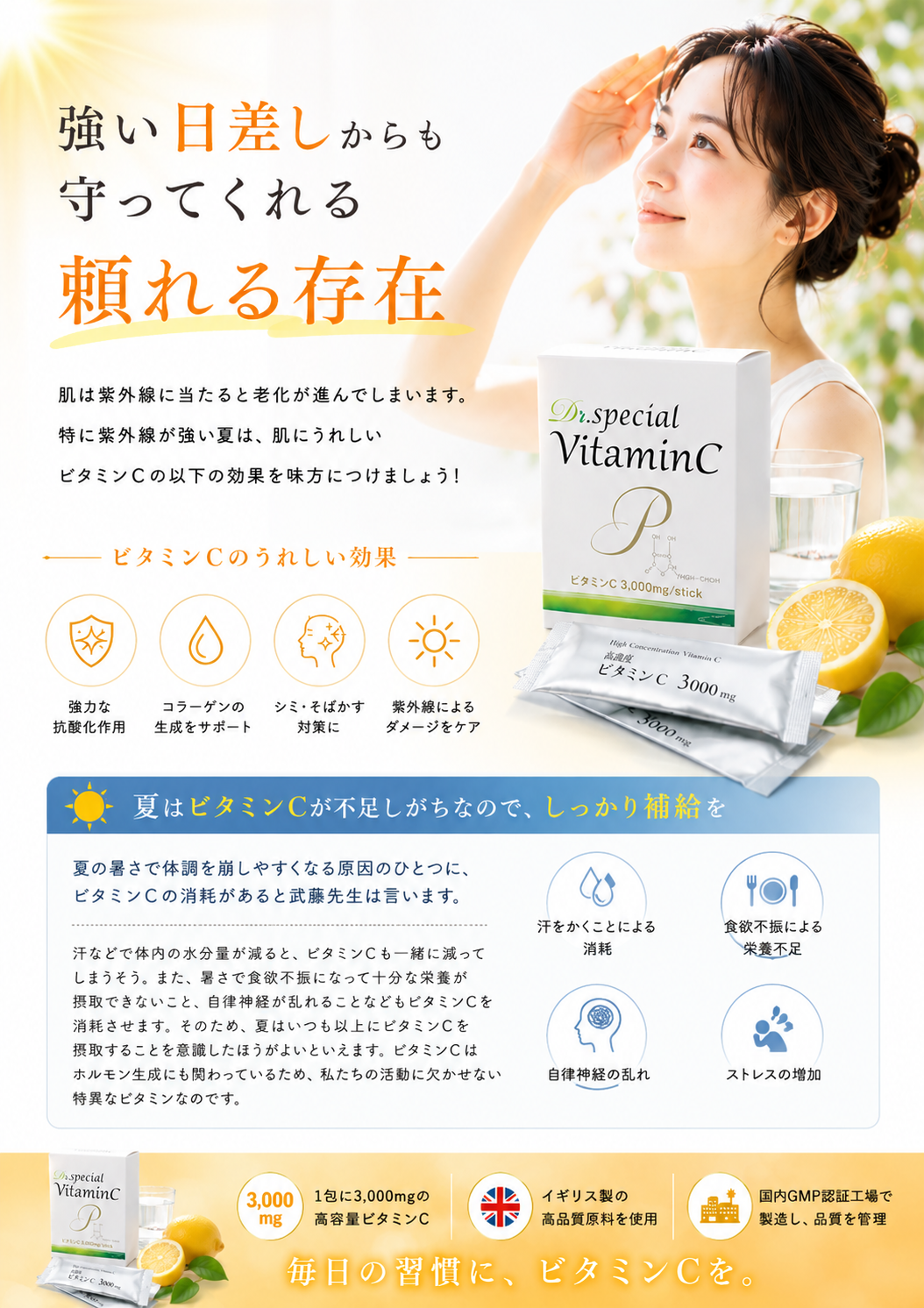 高濃度ビタミンCサプリメント　1か月分